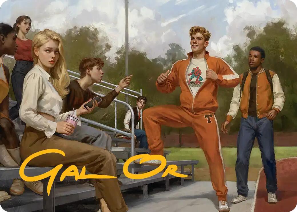 Flash Thompson, Spider-Fan Art Card (Gold-Stamped Signature) [Marvel's Spider-Man Art Series] | Impulse Games and Hobbies