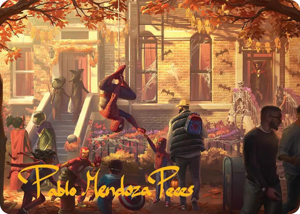 Friendly Neighborhood Art Card (Gold-Stamped Signature) [Marvel's Spider-Man Art Series] | Impulse Games and Hobbies