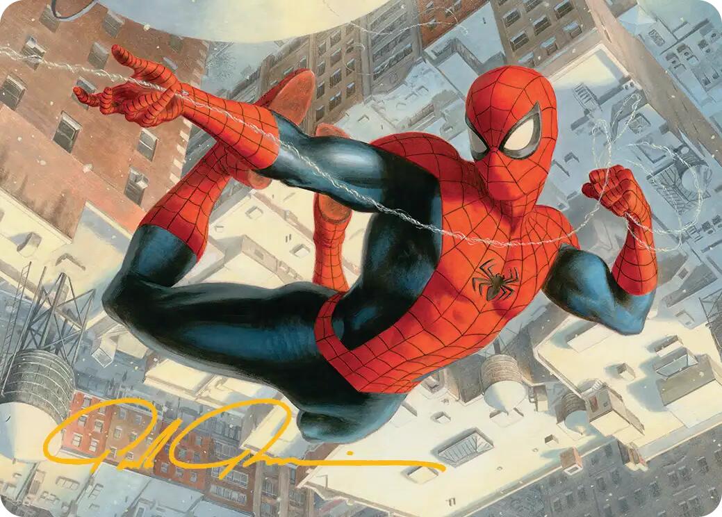 Spider-Man, Peter Parker Art Card (Gold-Stamped Signature) [Marvel's Spider-Man Art Series] | Impulse Games and Hobbies