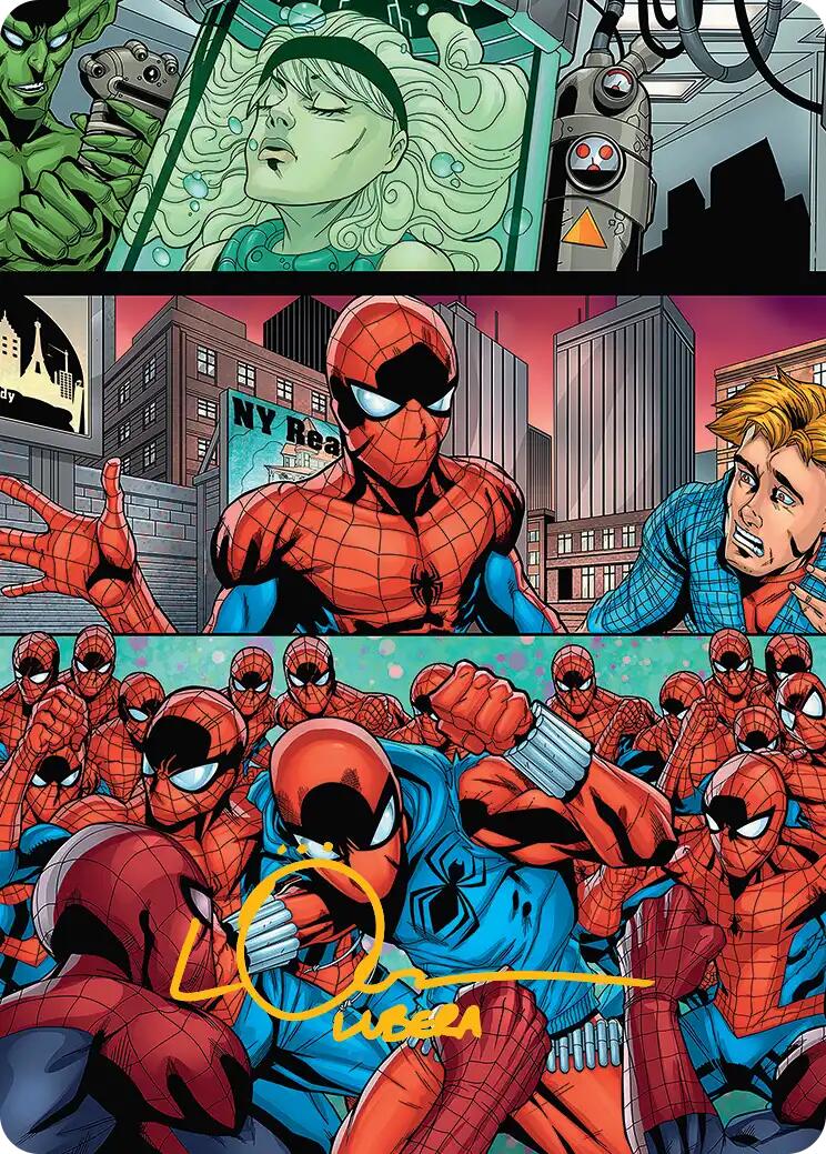 The Clone Saga Art Card (Gold-Stamped Signature) [Marvel's Spider-Man Art Series] | Impulse Games and Hobbies