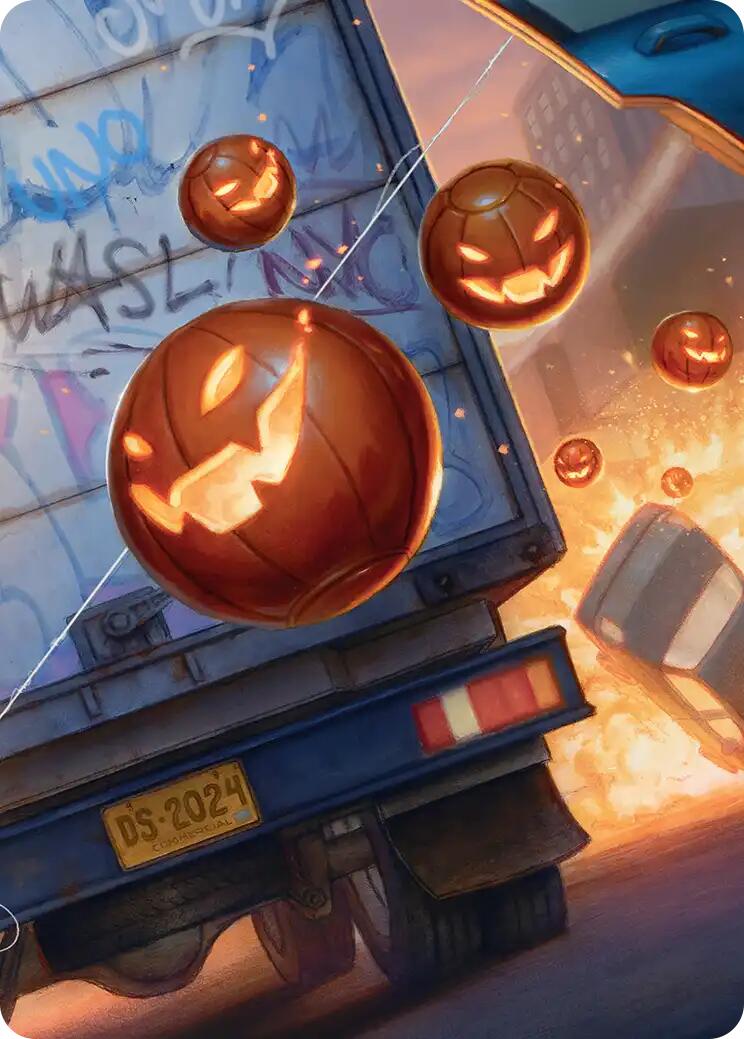 Pumpkin Bombs Art Card [Marvel's Spider-Man Art Series] | Impulse Games and Hobbies