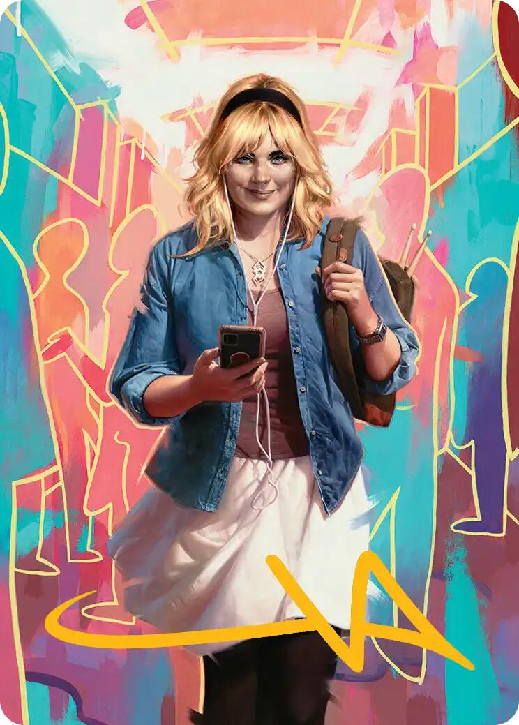 Gwen Stacy Art Card (Gold-Stamped Signature) (13/54) [Marvel's Spider-Man Art Series] | Impulse Games and Hobbies