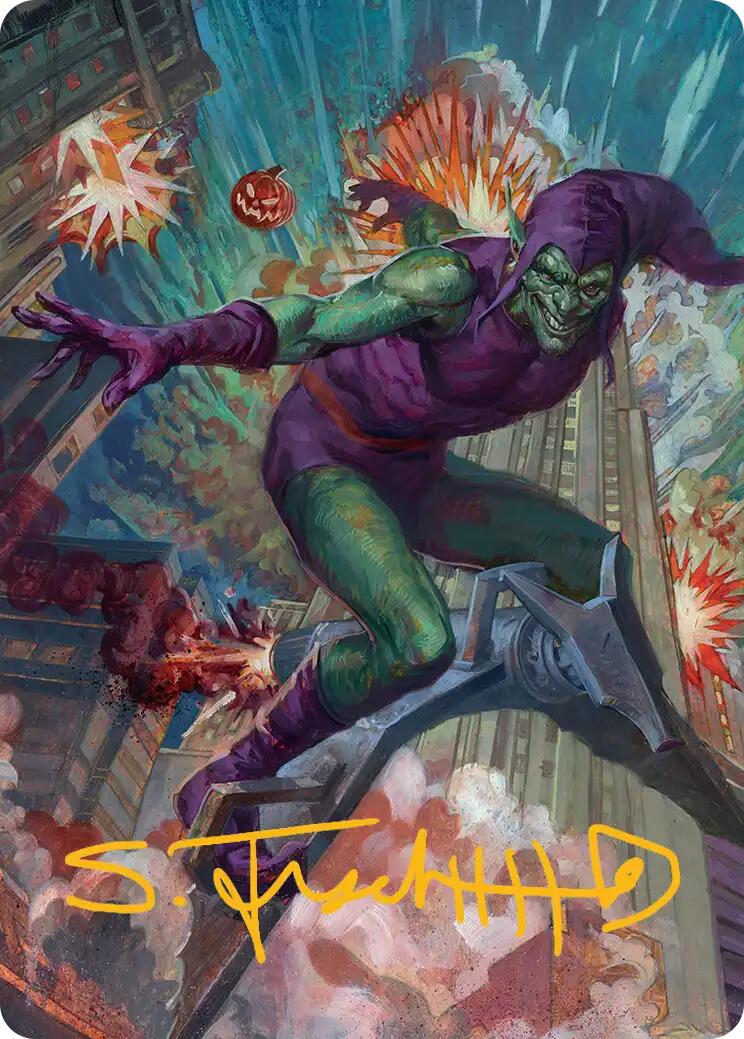 Green Goblin Art Card (26/54) (Gold-Stamped Signature) [Marvel's Spider-Man Art Series] | Impulse Games and Hobbies