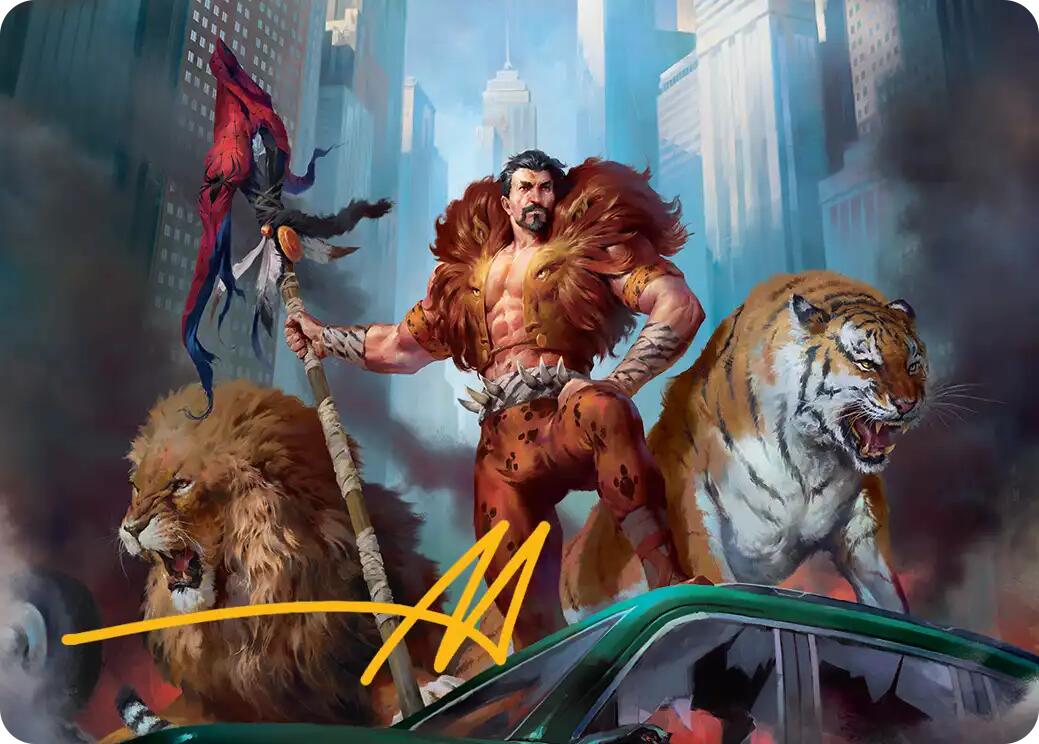Kraven, Proud Predator Art Card (Gold-Stamped Signature) [Marvel's Spider-Man Art Series] | Impulse Games and Hobbies