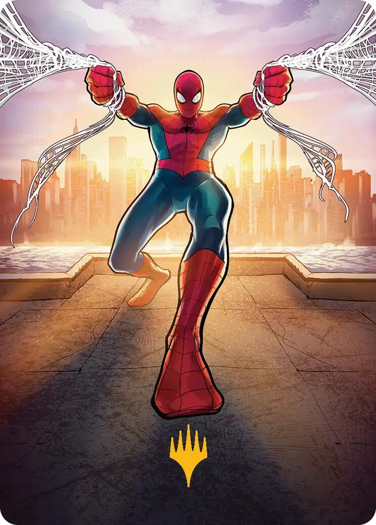 Amazing Spider-Man Art Card (36/54) (Gold-Stamped Planeswalker Symbol) [Marvel's Spider-Man Art Series] | Impulse Games and Hobbies