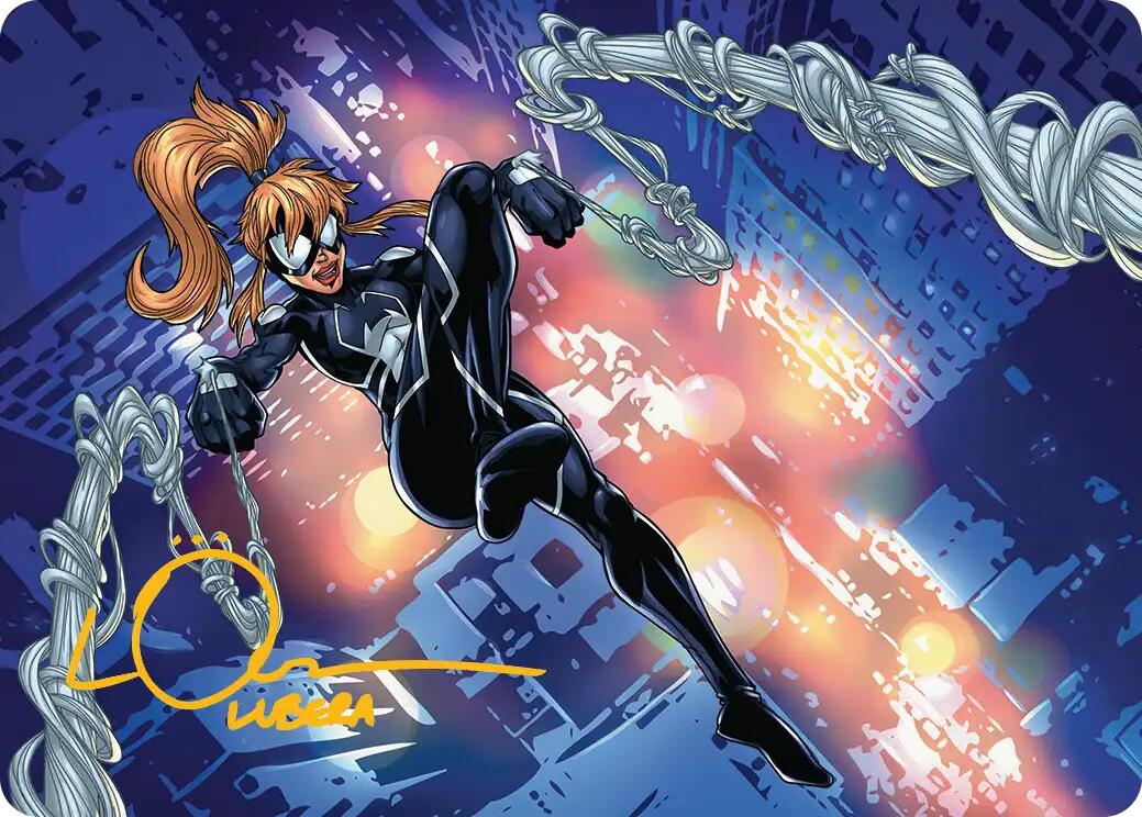 Arana, Heart of the Spider Art Card (Gold-Stamped Signature) [Marvel's Spider-Man Art Series] | Impulse Games and Hobbies