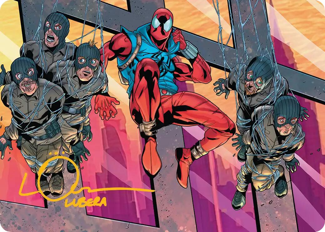 Scarlet Spider, Ben Reilly Art Card (Gold-Stamped Signature) [Marvel's Spider-Man Art Series] | Impulse Games and Hobbies