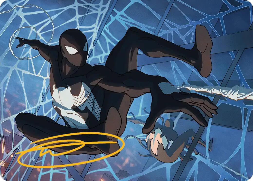 Symbiote Spider-Man Art Card (Gold-Stamped Signature) [Marvel's Spider-Man Art Series] | Impulse Games and Hobbies