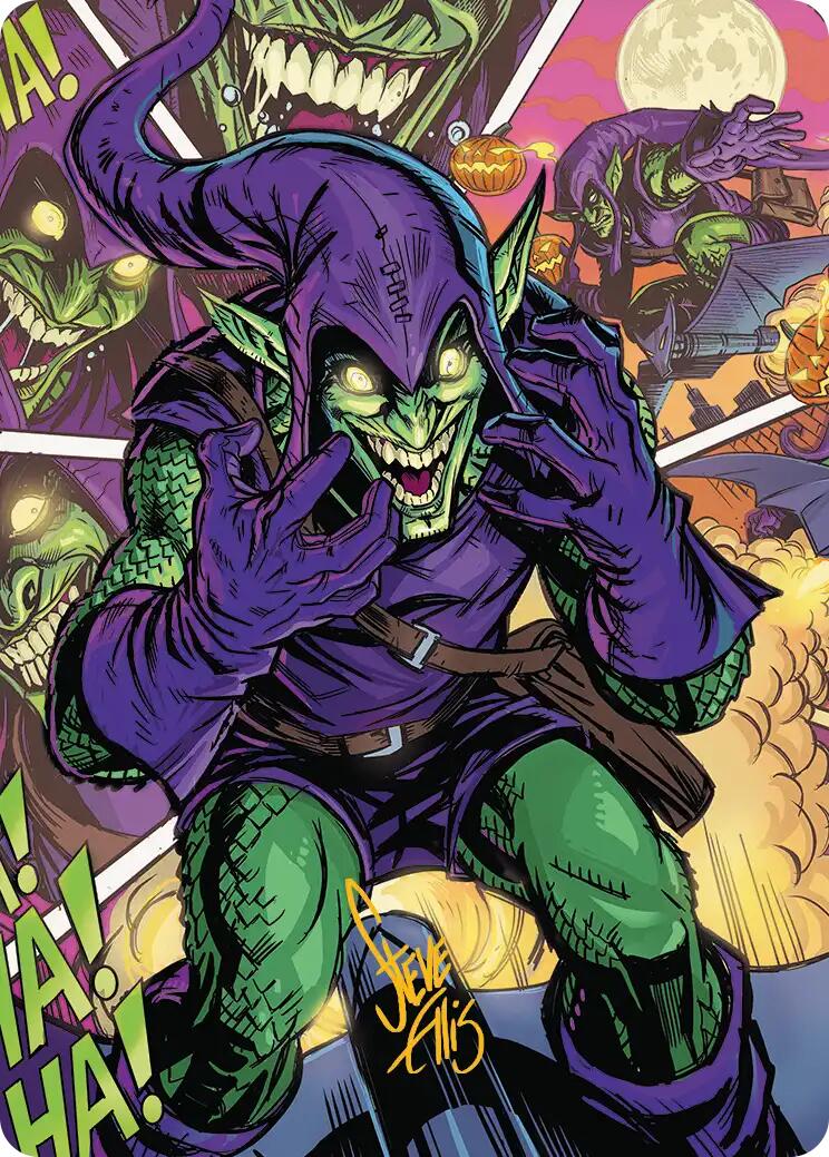 Green Goblin Art Card (49/54) (Gold-Stamped Signature) [Marvel's Spider-Man Art Series] | Impulse Games and Hobbies