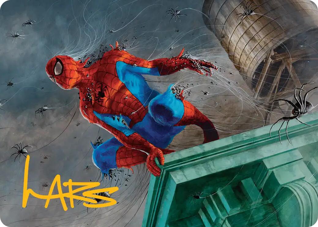Spiders-Man, Heroic Horde Art Card (Gold-Stamped Signature) [Marvel's Spider-Man Art Series] | Impulse Games and Hobbies