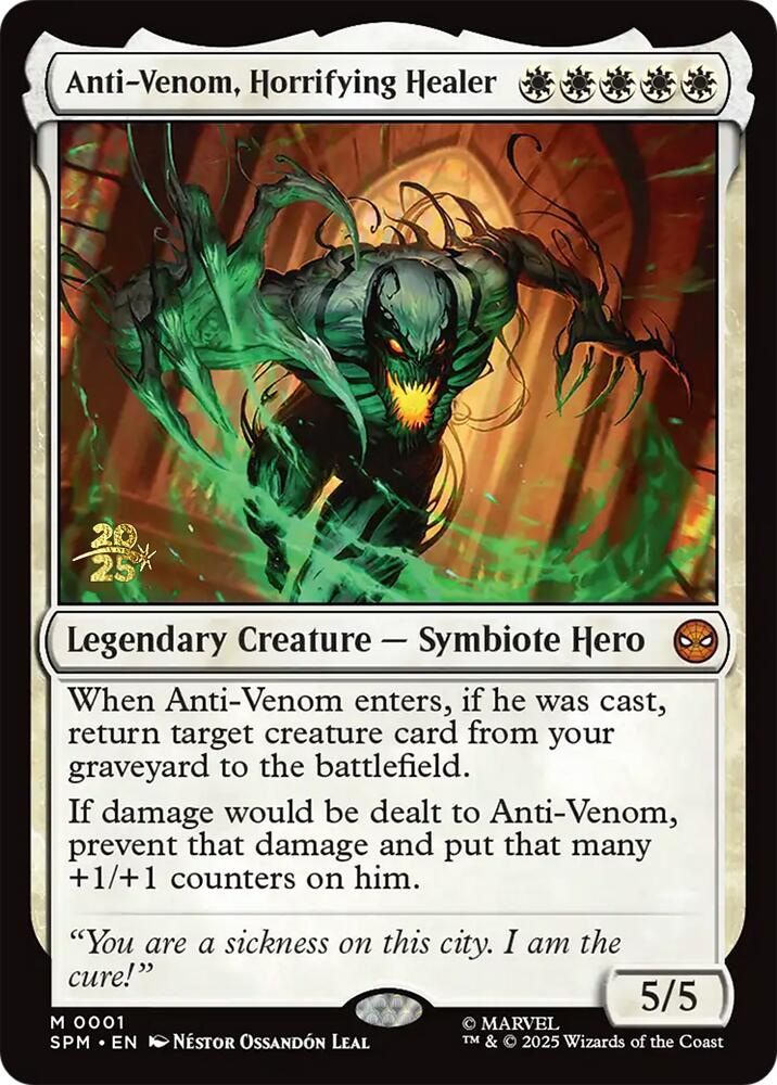 Anti-Venom, Horrifying Healer [Marvel's Spider-Man Prerelease Promos] | Impulse Games and Hobbies