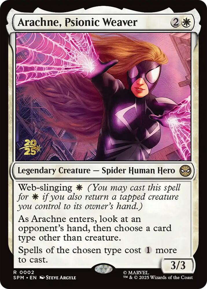Arachne, Psionic Weaver [Marvel's Spider-Man Prerelease Promos] | Impulse Games and Hobbies