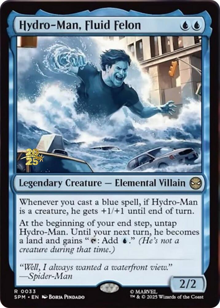 Hydro-Man, Fluid Felon [Marvel's Spider-Man Prerelease Promos] | Impulse Games and Hobbies