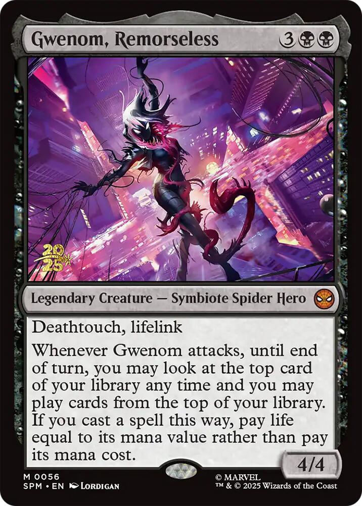 Gwenom, Remorseless [Marvel's Spider-Man Prerelease Promos] | Impulse Games and Hobbies