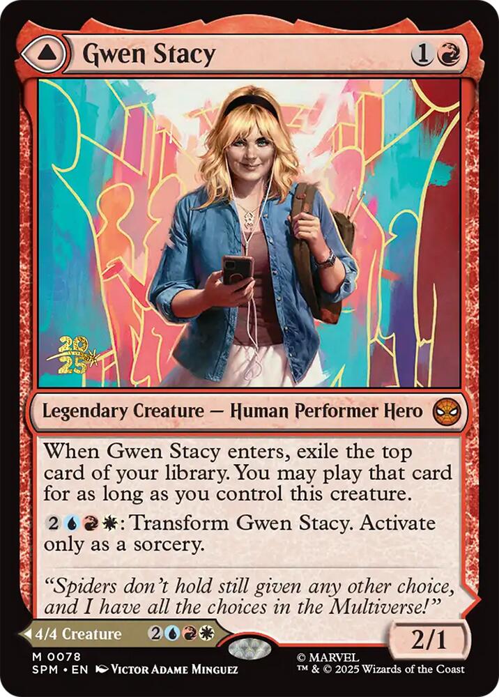 Gwen Stacy // Ghost-Spider [Marvel's Spider-Man Prerelease Promos] | Impulse Games and Hobbies