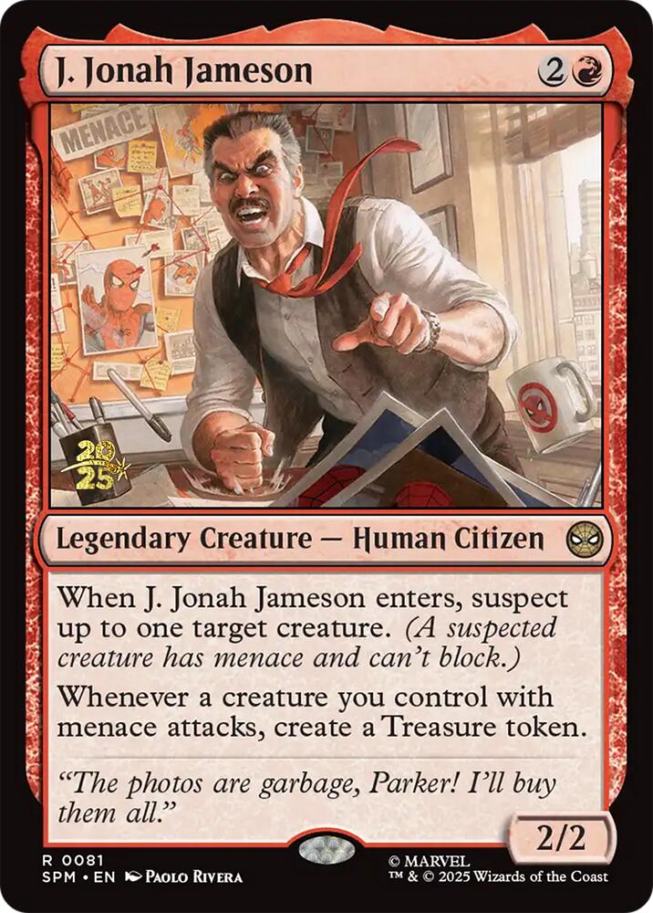 J. Jonah Jameson [Marvel's Spider-Man Prerelease Promos] | Impulse Games and Hobbies