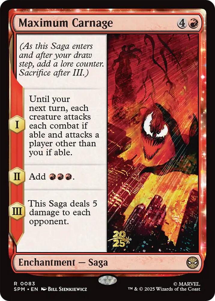 Maximum Carnage [Marvel's Spider-Man Prerelease Promos] | Impulse Games and Hobbies