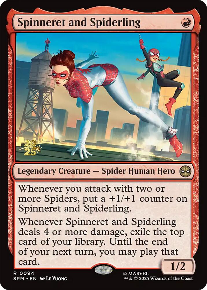 Spinneret and Spiderling [Marvel's Spider-Man Prerelease Promos] | Impulse Games and Hobbies