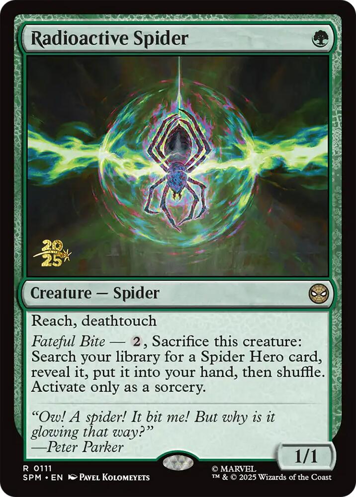 Radioactive Spider [Marvel's Spider-Man Prerelease Promos] | Impulse Games and Hobbies
