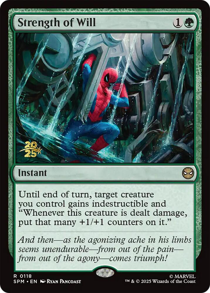 Strength of Will [Marvel's Spider-Man Prerelease Promos] | Impulse Games and Hobbies