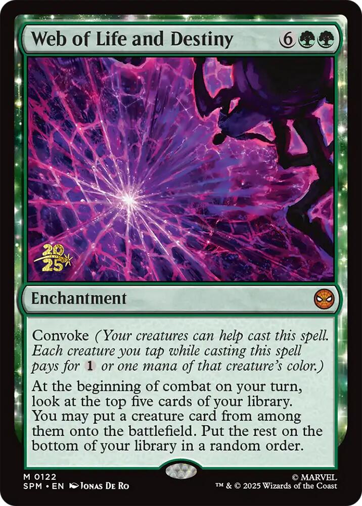 Web of Life and Destiny [Marvel's Spider-Man Prerelease Promos] | Impulse Games and Hobbies