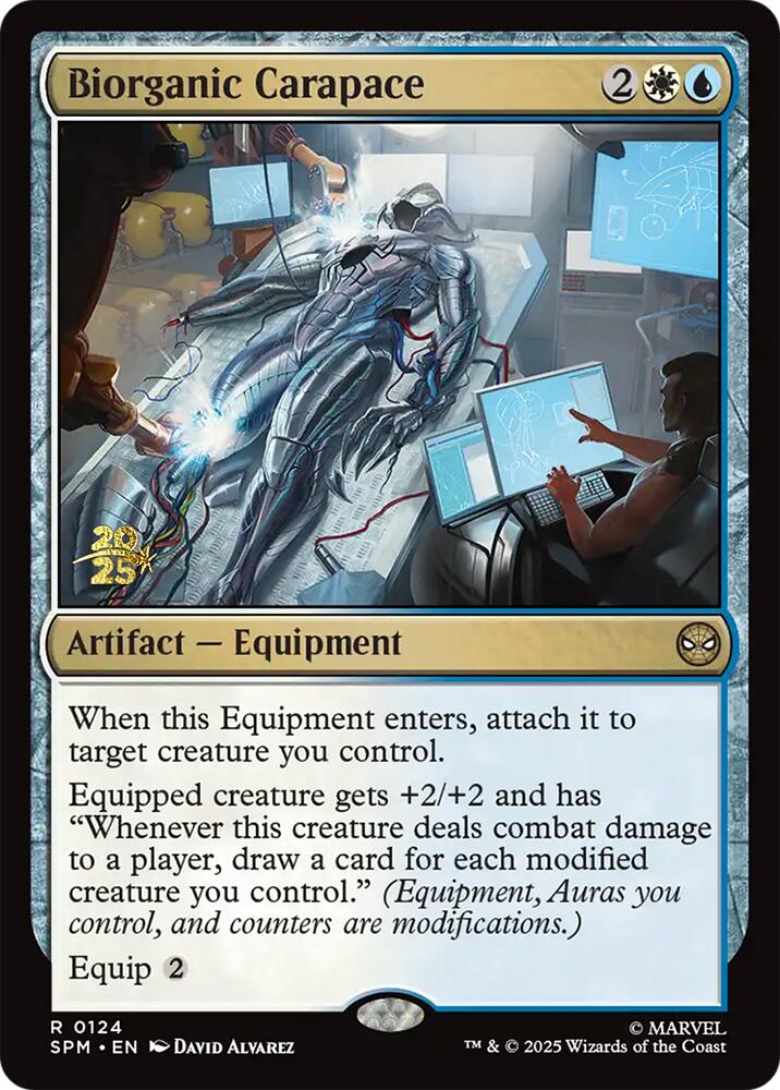 Biorganic Carapace [Marvel's Spider-Man Prerelease Promos] | Impulse Games and Hobbies