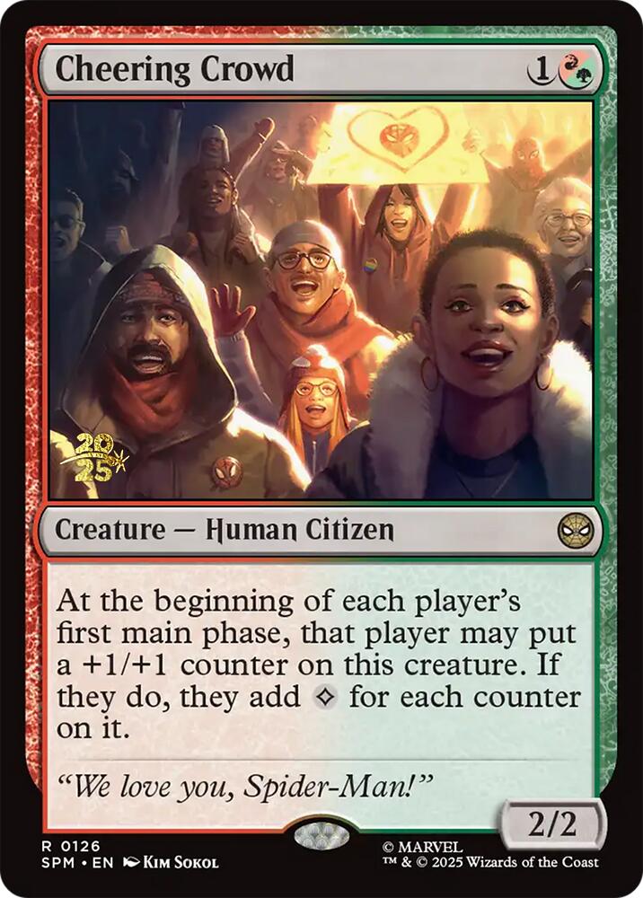 Cheering Crowd [Marvel's Spider-Man Prerelease Promos] | Impulse Games and Hobbies