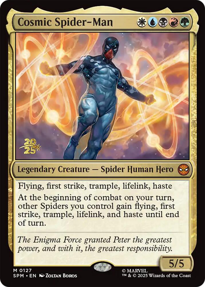 Cosmic Spider-Man [Marvel's Spider-Man Prerelease Promos] | Impulse Games and Hobbies