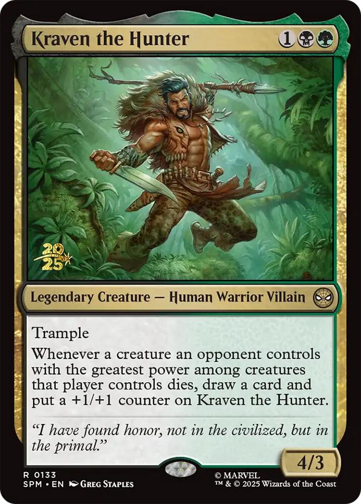 Kraven the Hunter [Marvel's Spider-Man Prerelease Promos] | Impulse Games and Hobbies