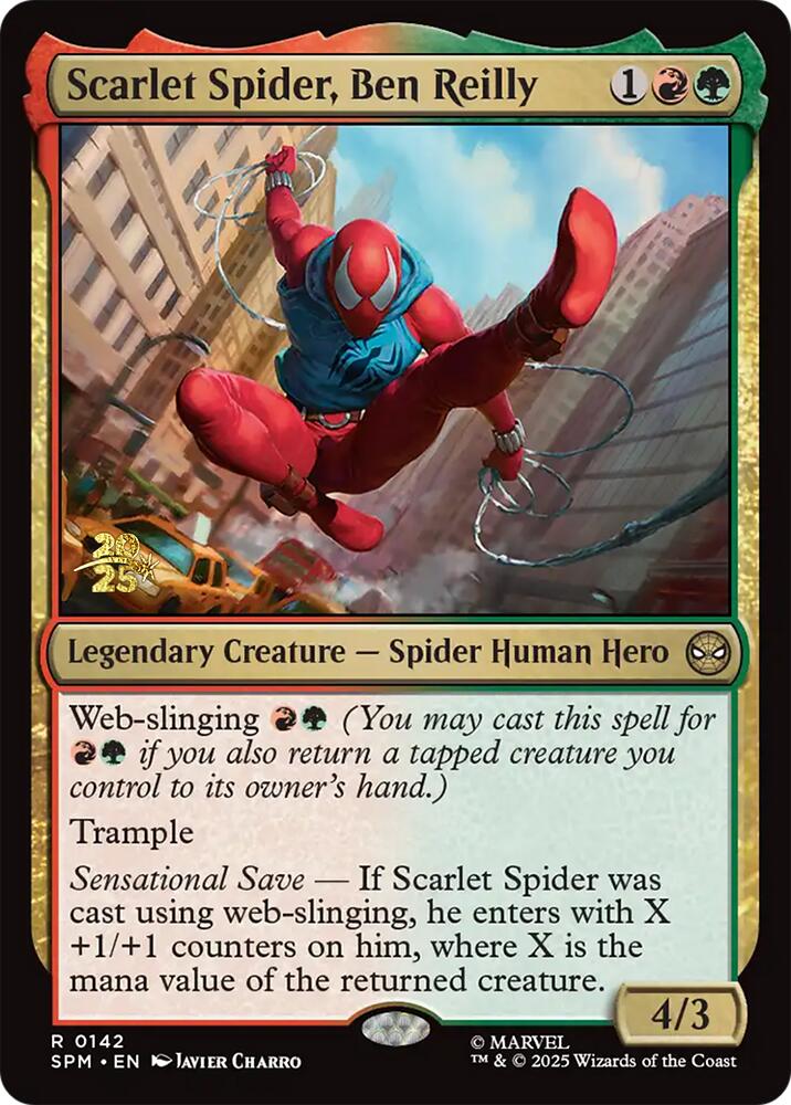 Scarlet Spider, Ben Reilly [Marvel's Spider-Man Prerelease Promos] | Impulse Games and Hobbies