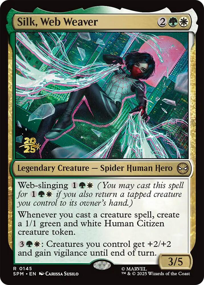 Silk, Web Weaver [Marvel's Spider-Man Prerelease Promos] | Impulse Games and Hobbies