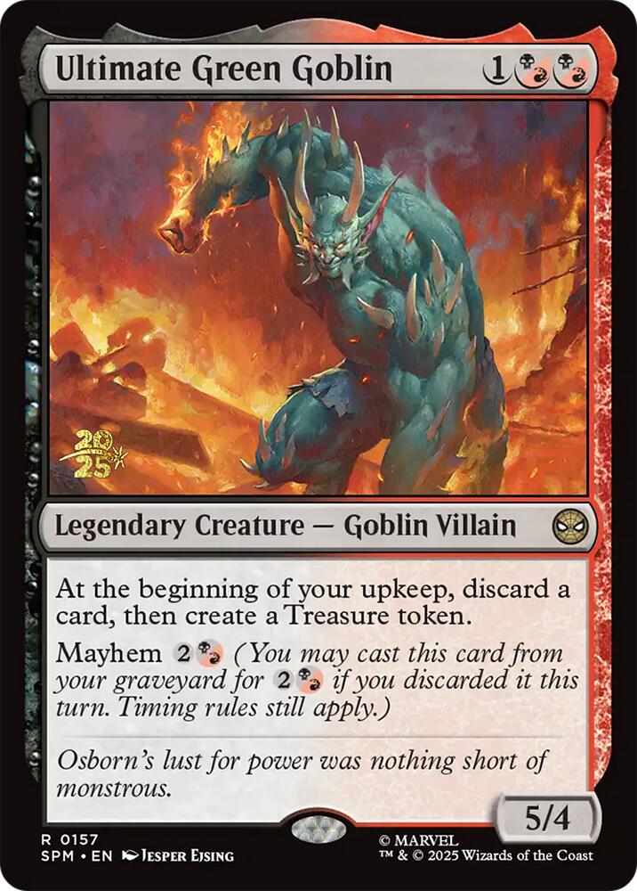 Ultimate Green Goblin [Marvel's Spider-Man Prerelease Promos] | Impulse Games and Hobbies