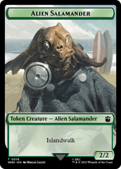 Alien // Alien Salamander Double-Sided Token [Doctor Who Tokens] | Impulse Games and Hobbies