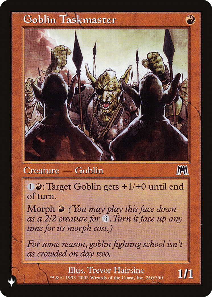 Goblin Taskmaster [The List Reprints] | Impulse Games and Hobbies