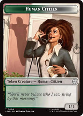 Human Citizen // Treasure Double-Sided Token [Marvel's Spider-Man Tokens] | Impulse Games and Hobbies