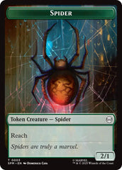 Spider // Treasure Double-Sided Token [Marvel's Spider-Man Tokens] | Impulse Games and Hobbies