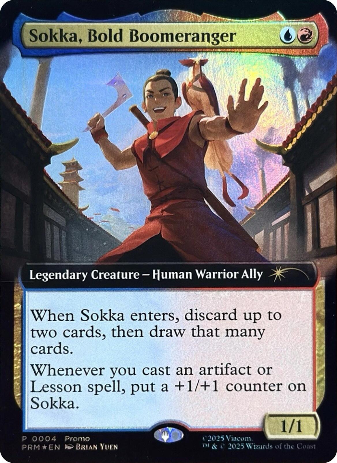 Sokka, Bold Boomeranger (Extended Art) [Media Promos] | Impulse Games and Hobbies