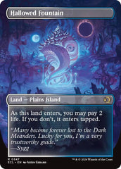 Hallowed Fountain (Borderless) [Lorwyn Eclipsed] | Impulse Games and Hobbies