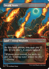 Steam Vents (Borderless) [Lorwyn Eclipsed] | Impulse Games and Hobbies