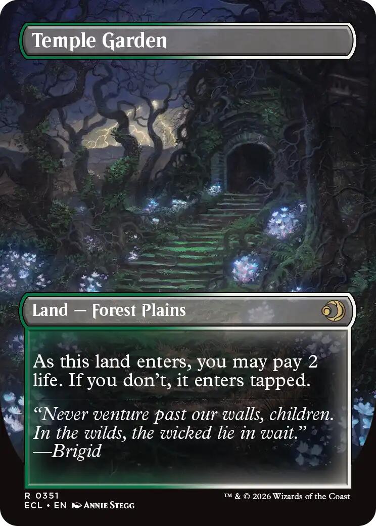 Temple Garden (Borderless) [Lorwyn Eclipsed] | Impulse Games and Hobbies