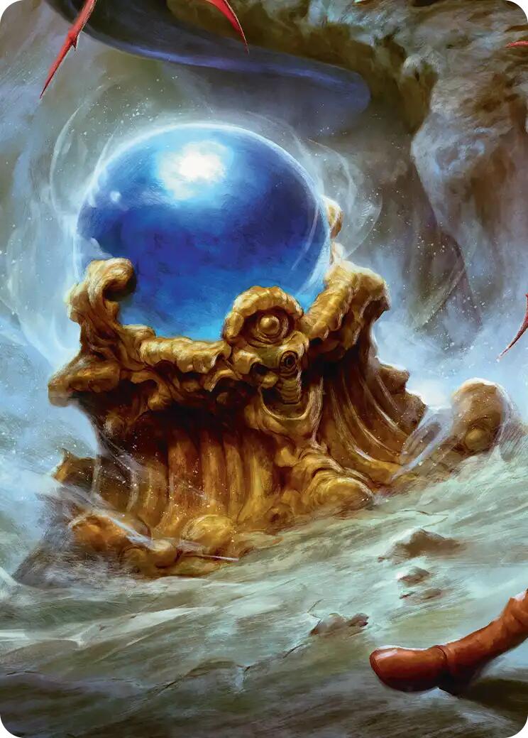 Chaos Shrine's Black Crystal Scene Art Card [FINAL FANTASY Art Series] | Impulse Games and Hobbies