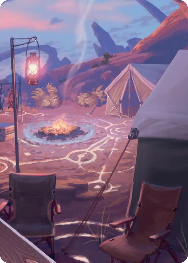 Chocobo Camp Scene Art Card [FINAL FANTASY Art Series] | Impulse Games and Hobbies