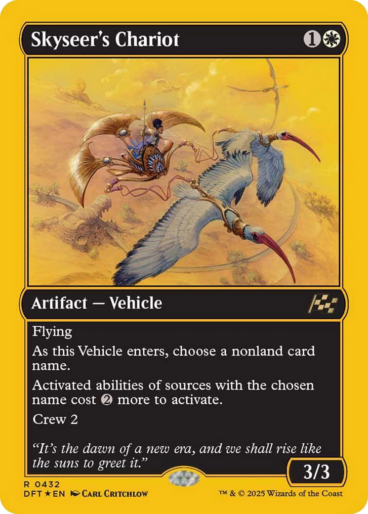 Skyseer's Chariot (First-Place Foil) [Aetherdrift] | Impulse Games and Hobbies