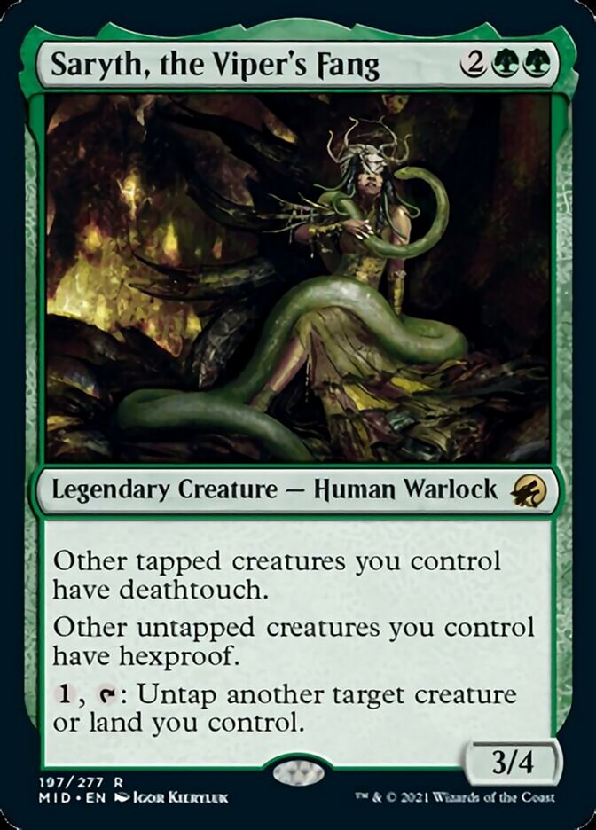 Saryth, the Viper's Fang [Innistrad: Midnight Hunt] | Impulse Games and Hobbies