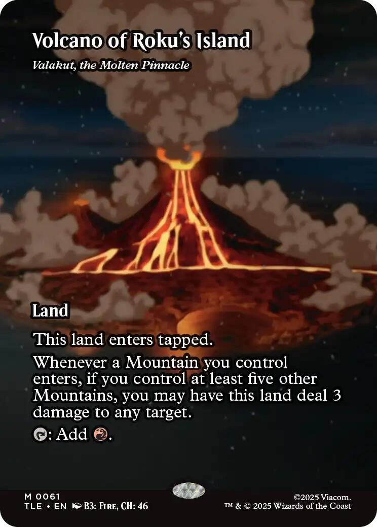 Volcano of Roku's Island - Valakut, the Molten Pinnacle [Avatar: The Last Airbender: Eternal-Legal] | Impulse Games and Hobbies