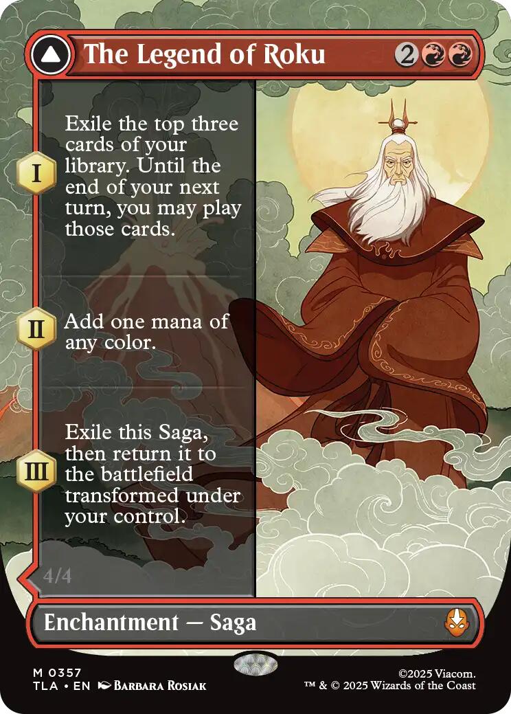 The Legend of Roku (Borderless) [Avatar: The Last Airbender] | Impulse Games and Hobbies