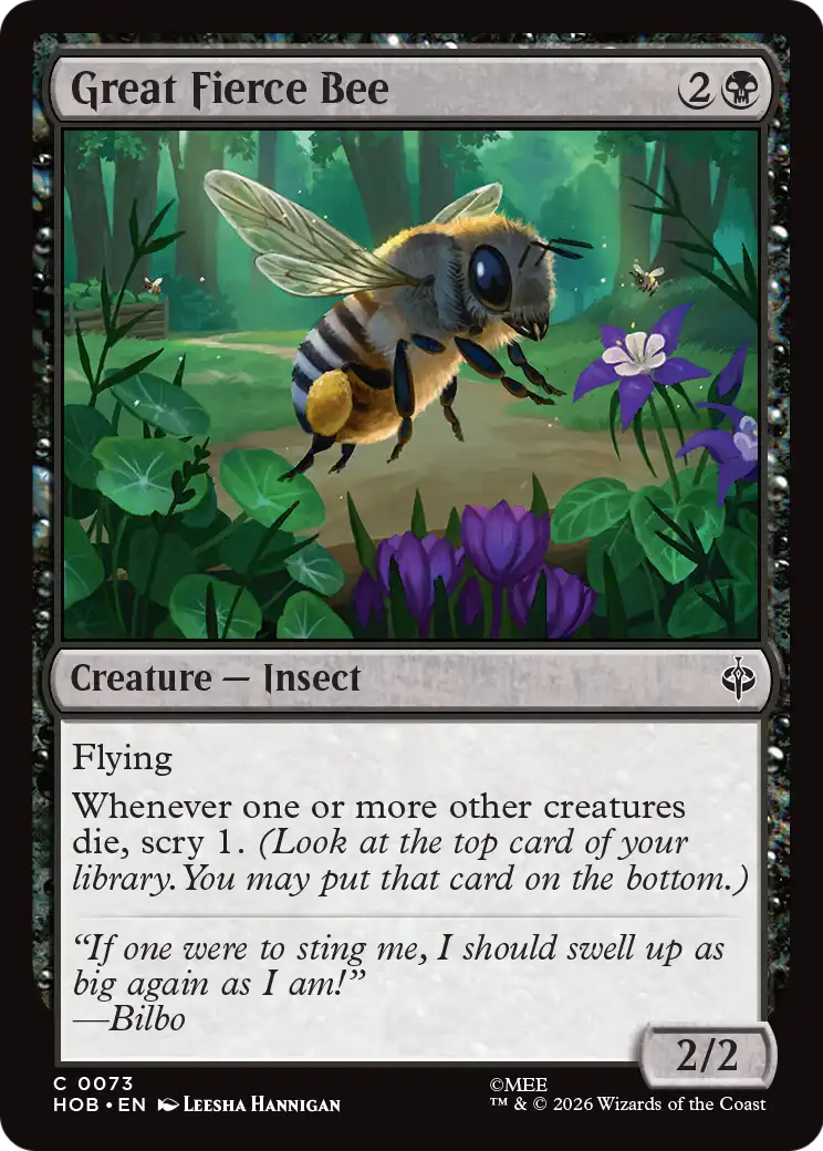 Great Fierce Bee [The Hobbit] | Impulse Games and Hobbies