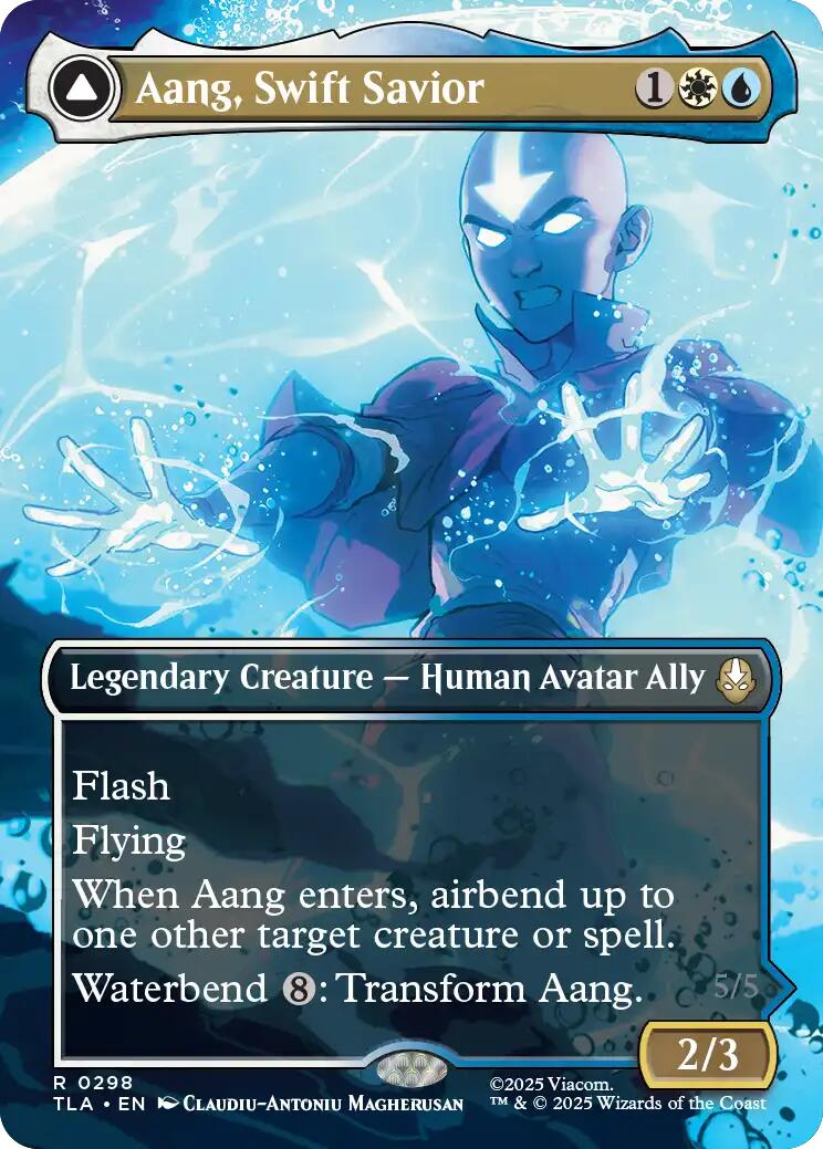 Aang, Swift Savior (298) (Borderless) [Avatar: The Last Airbender] | Impulse Games and Hobbies