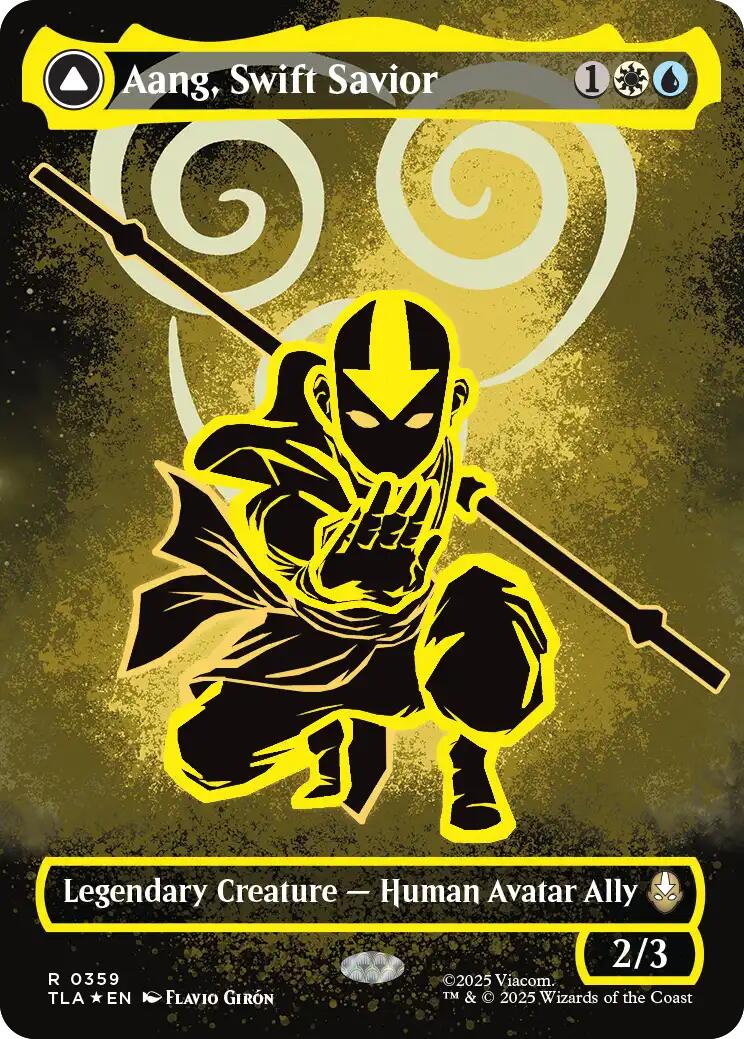 Aang, Swift Savior (359) (Borderless) [Avatar: The Last Airbender] | Impulse Games and Hobbies