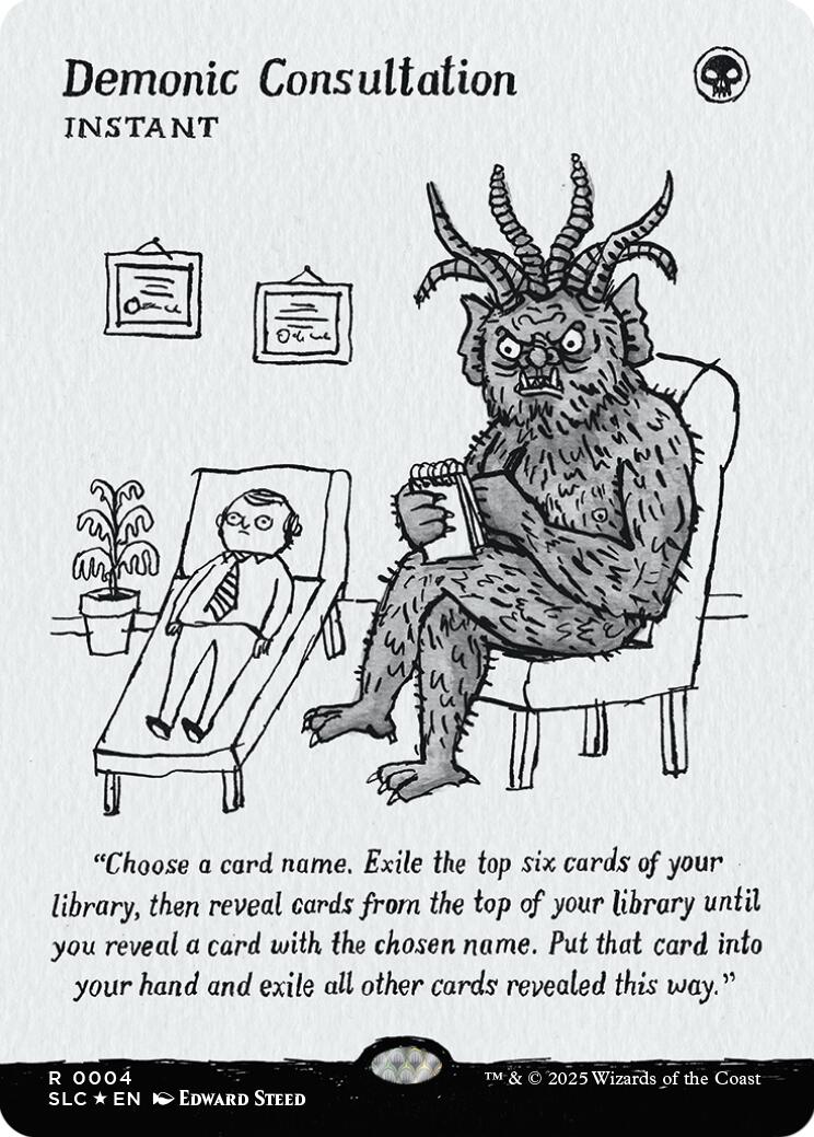 Demonic Consultation (Halo Foil) [Secret Lair Countdown Kit] | Impulse Games and Hobbies